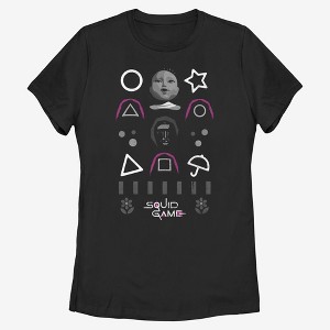 Women's Squid Game Game Icons T-Shirt - 1 of 4
