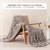 Captiva Designs Faux Fur Throw Blanket, Reversible Soft Plush Blanket for Couch, Sofa & Bed - 2 of 4