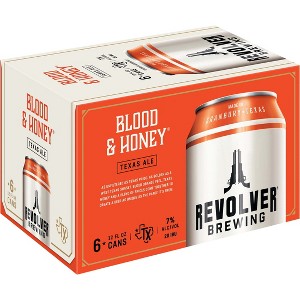 Revolver Blood & Honey Ale Beer - 6pk/12 fl oz Cans - 1 of 4