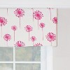 RLF Home Lily PaoTailored 100% Cotton with Fully Lined 3" Rod Pocket Valnance for Windows 50" x 14" Salmon - 3 of 4
