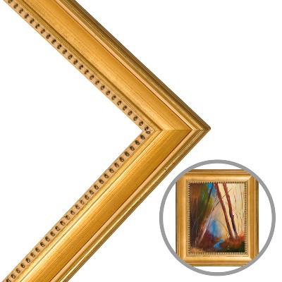 38x11 Frame Gold Solid Wood Picture Frame Width 3 Inches - Interior Frame Depth 0.625 Inches|Blue