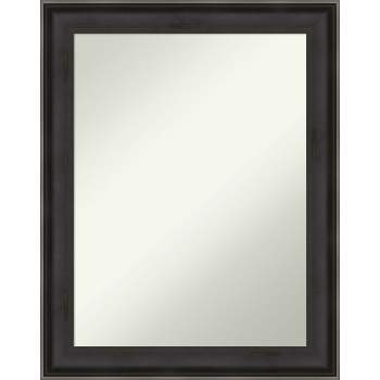 Amanti Art Allure Charcoal Non-Beveled Wood Framed Wall Mirror