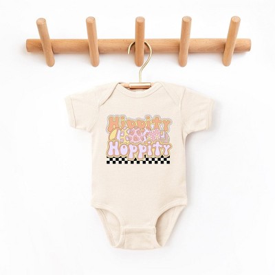 The Juniper Shop Hippity Hoppity Eggs Baby Bodysuit