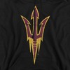 Men's Arizona State University Distressed Primary Pull-Over Hoodie - 2 of 4