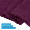 Unique Bargains Elastic Decorations Chair Cover Bands Sashes Bow Tie 10 Pcs - 3 of 4