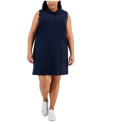 Tommy Hilfiger Womens Polo Mini Shirt Dress