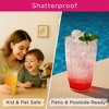 Kate Aspen Plastic Tumblers Set of 8 – Dishwasher Safe Acrylic Cups - BPA-Free Reusable Drinkware - 4 of 4