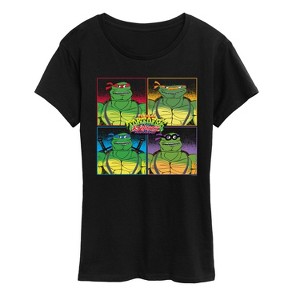 Women's - Teenage Mutant Ninja Turtles - TMNT Group Short Sleeve Graphic T-Shirt - 1 of 4