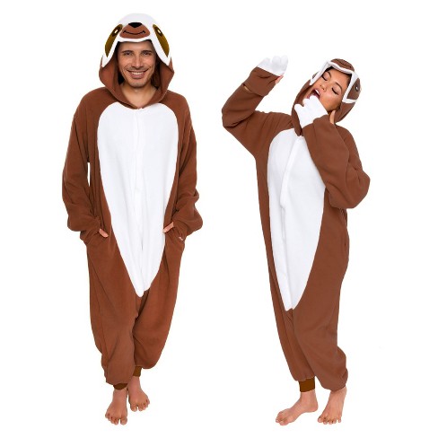 Unisex Adult Kid Flying Squirrel Pajamas- Plush One Piece Costume 