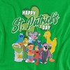 Men's Sesame Street St. Patrick'S Day Big Bird Elmo Cookie Monster T-Shirt - 2 of 4