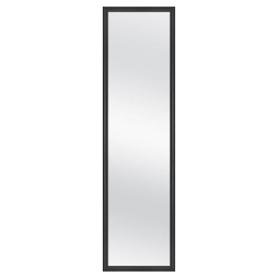 13.5 x 49.5 Framed Door Mirror Black - Room Essentials™