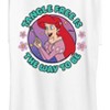 Women's - Disney Princess - Ariel Tangle Free Is The Way To Be Short Sleeve Graphic T-Shirt - 2 of 4
