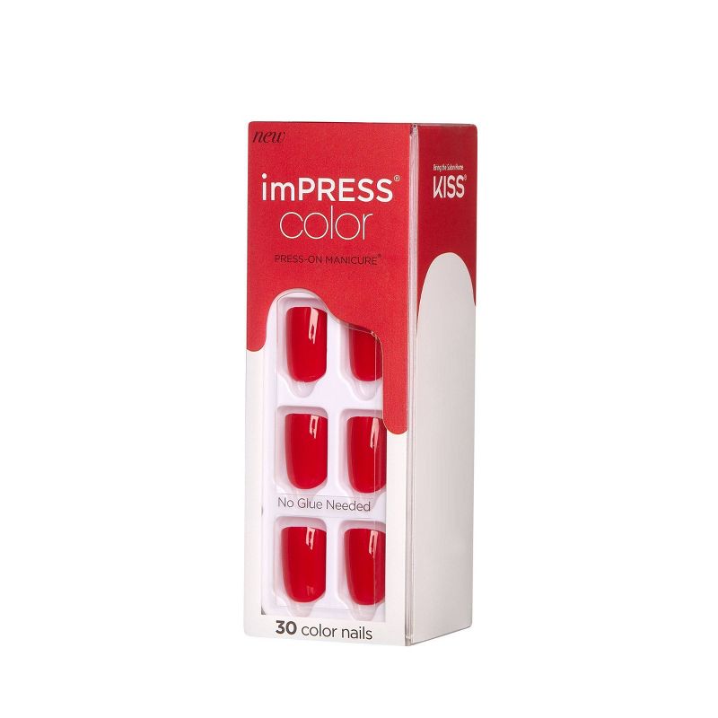 Kiss imPRESS Press-On Manicure Fake Nails - Reddy or Not - 90ct, 4 of 7