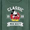 Women's - Disney - Mickey Classic 1928 Lightweight French Terry Wide Neck Long Sleeve Shirt - 2 of 4