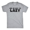 Ask Me Why Im Lazy T Shirt Funny Flip Sloth Cute Graphic Animal Tees Nerdy Cool - Crazy Dog Men's T Shirt - 2 of 4