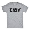 Ask Me Why Im Lazy T Shirt Funny Flip Sloth Cute Graphic Animal Tees Nerdy Cool - Crazy Dog Men's T Shirt - image 2 of 4