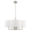 Livex Lighting Chelsea 5 - Light Chandelier in  Brushed Nickel - 4 of 4
