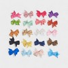 Simply Petals 40-Pack Unicorn Themed Hair Bow Set -  Assorted Baby Bows for 0-12 Months, Colorful Clips for Infants, Girl, 40pcs - 4 of 4