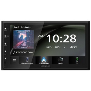 Kenwood DMX40S MultiMedia Receiver (No CD) Compatible With Apple CarPlay & Android Auto - 1 of 3