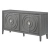 Okak Sideboard Cabinet, Bufft Cabinet with 4 Doors and 4 Shelves, Storage Cabinet for Living Room, Dining Room, Kitchen, Gray - 4 of 4