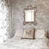 Howard Elliott 30.75"x20" Metallic Warm Ornate Framed Wall and Accent Mirror Silver - 2 of 4