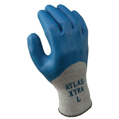 Showa  Coated Gloves,Blue/Gray,XL,PR 305XL-10