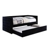 Twin Size Upholstered Daybed with Twin Size Trundle for Bedroom - 2 of 4