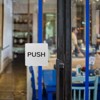Unique Bargains Acrylic Self-Adhesive Business Push Pull Door Sign 2 Pairs - 3 of 4