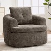 KTMBDW Swivel Accent Chair,36.6 Inches Upholstered Arm Chair with Dual-layer Cushion Design,Modern Sofa Living Room Chair for Bedroom - 3 of 4