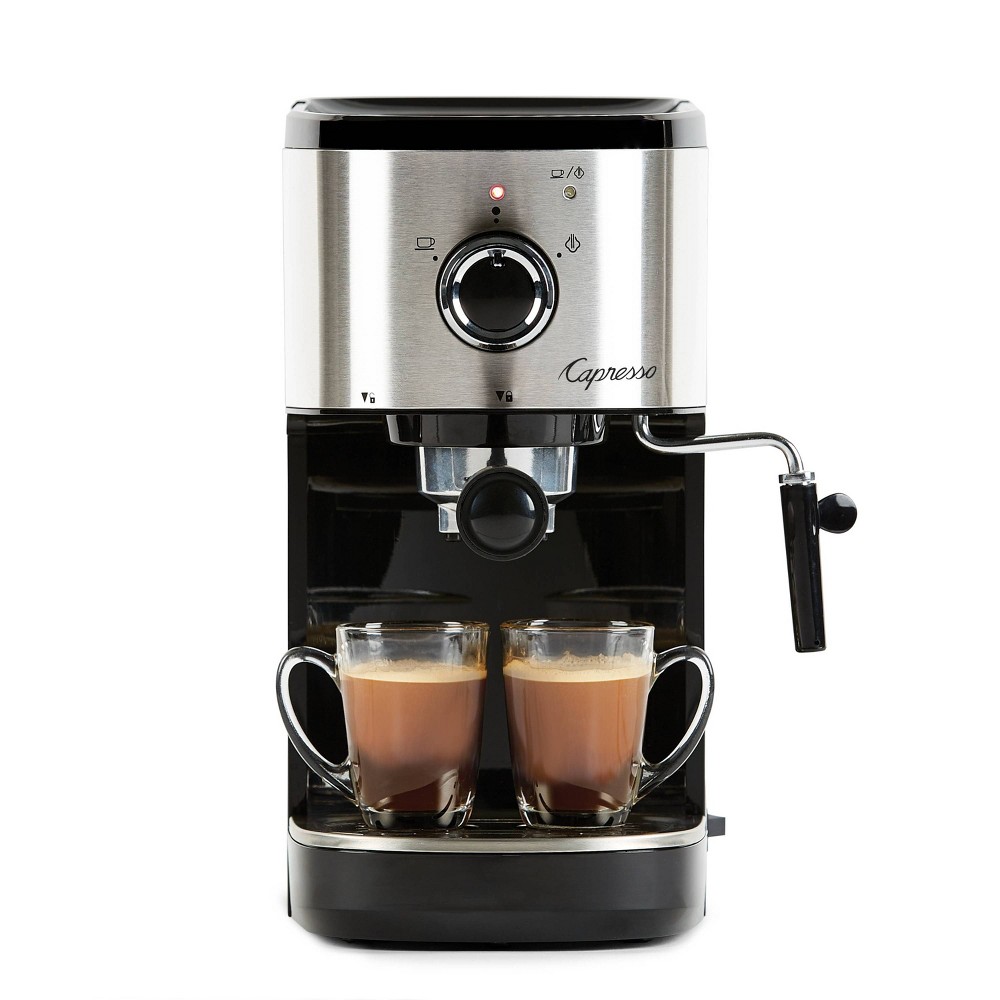 Photos - Coffee Maker Capresso Compact Espresso/Cappuccino Machine EC Select – Black/Stainless 1 