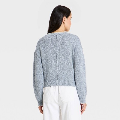 Women's Wide V-Neck Pullover Sweater - Universal Thread™