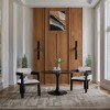 Meridian Furniture,Sacha Linen Textured Fabric Dining Chair, Set of 2 - 2 of 4