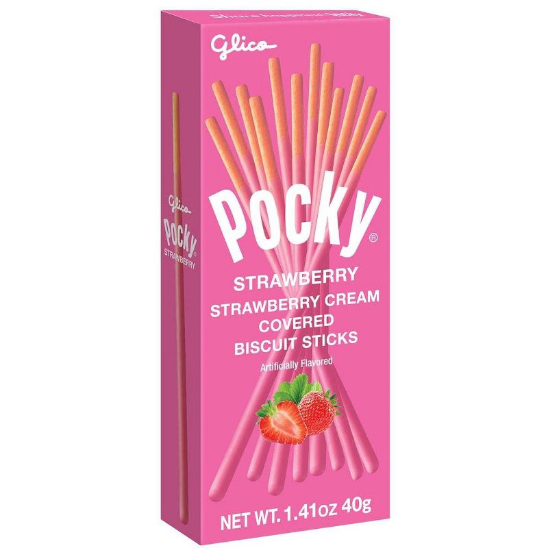 Glico Pocky Strawberry Cream Covered Biscuit Sticks - 1.41oz, 4 of 6