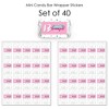 Big Dot of Happiness Girl 13th Birthday - Mini Candy Bar Wrapper Stickers - Official Teenager Birthday Party Small Favors - 40 Count - 3 of 4
