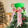 Aoibox Grinch Christmas Tree Topper Handmade Decoration 21.6 Inch Tall 17.7 Inch Wide Fits 4.5ft to 7.5ft Tree 1 Piece Gift Box - 2 of 4