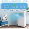 10000 BTUs Portable Air Conditioner, Cooling, Dehumidifying, Fan 3-in-1 Mode - 2 of 4