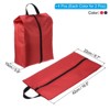 Unique Bargains Nylon Waterproof Portable Lightweight Shoe Bag for Travel 4 Pcs - 2 of 4