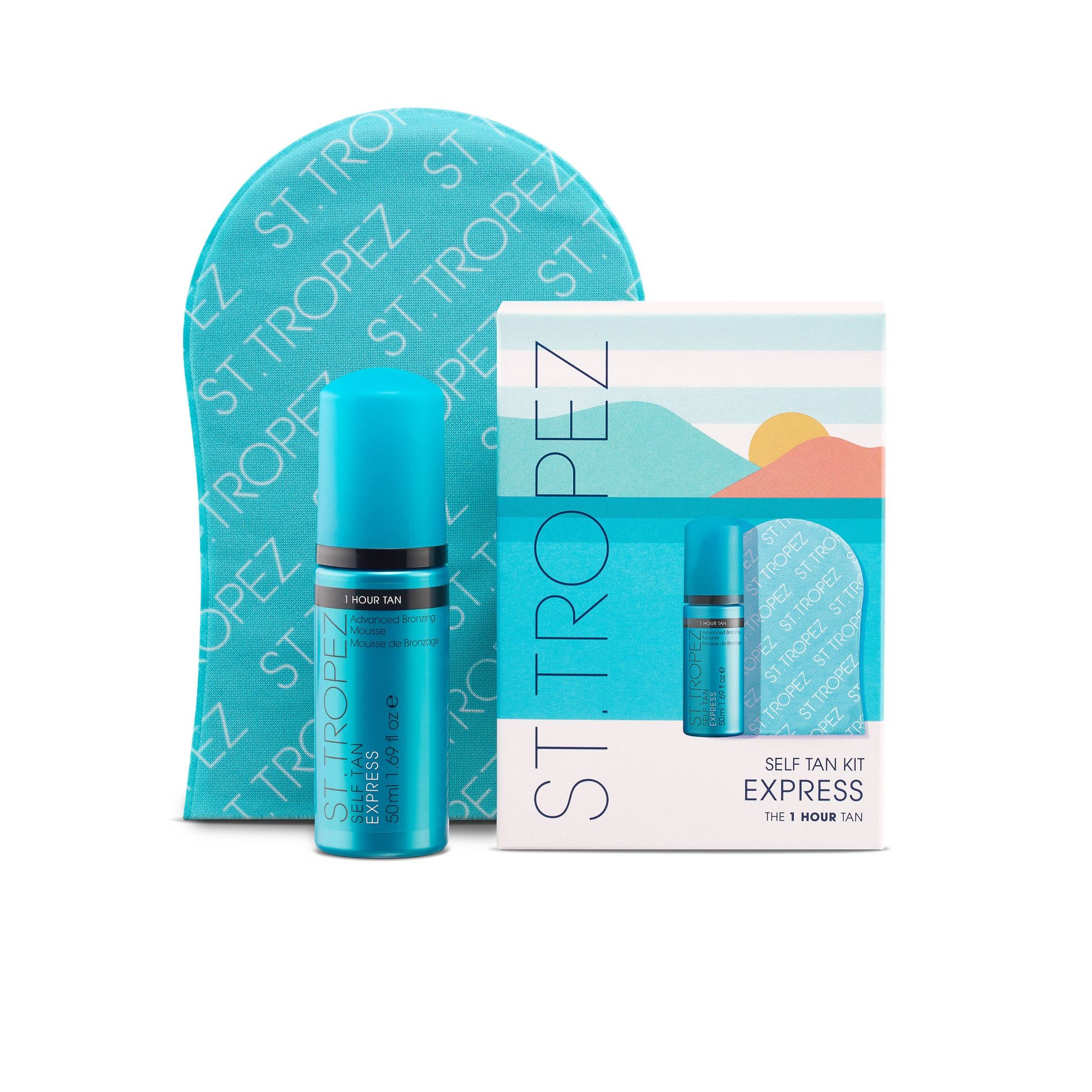 St. Tropez Express Mini Kit - 1.6oz/2pc - Beauty Studio