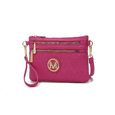 MKF Collection Roonie Milan M Signature Crossbody Wristlet Bag by Mia K