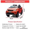 Garvee 12V Kids Electric Ride-On Car with Remote – Land Rover Licensed Toy Vehicle with LED Lights, Music, Seatbelt & Dual Motors - 2 of 4