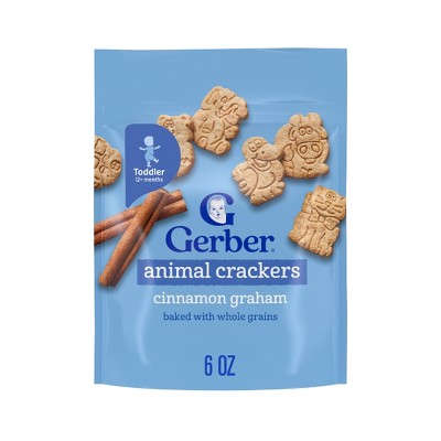 Gerber Baby Food Cinnamon Graham Animal Crackers Baby Snack - 6oz