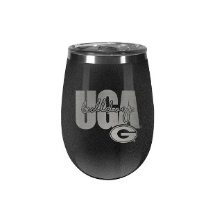 NCAA Georgia Bulldogs 10oz Onyx Wine Tumbler - 1 of 3