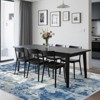 Washable Area Rugs, Large Modern Abstract Living Room Rug Soft Anti-Skid Thin Carpet Indoor Floor Carpets for Bedroom Dining Nursery Home Office - 3 of 4