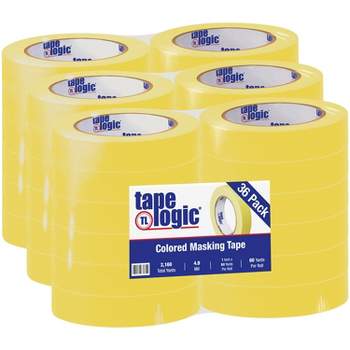 SI Products Tape Logic Masking Tape 4.9 Mil 1" x 60 Yards Yellow 36/Case (T935003Y)