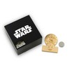 SalesOne LLC Star Wars Yavin Medal of Bravery Pin | 24-Karat Gold Plated Medal of Yavin Pin - 3 of 4