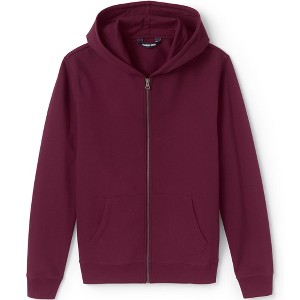 Lands' End Lands' End School Uniform Adult Zip Front Sweatshirt - 1 of 2