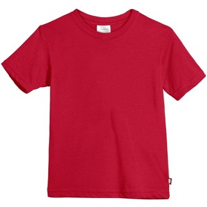City Threads USA-Made Boys Organic Cotton Soft Jersey Short Sleeve Crew Tee - 1 of 4