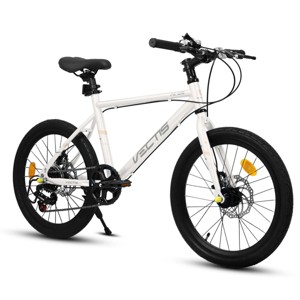 INFURNIC Bicycles 20 Inch Kids Road Bike 7-Speed Steel Frame Dual Disc Brakes for Boys and Girls, White, 55.9"*21.2"*31.5" - 1 of 4
