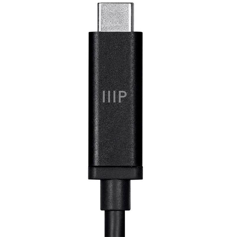 Monoprice USB & Lightning Cable - 2 Meter - Black | C18004GK Thunderbolt 3 (40 Gbps) USB-C Cable, Supports Data and Video Dual 4K@60Hz or 5K@60Hz, 4 of 6