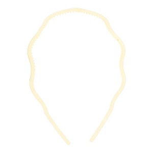 Unique Bargains Women's Classic Fashion Frosted Wavy Hairband 5.51"x4.53" 1 Pc - 1 of 4